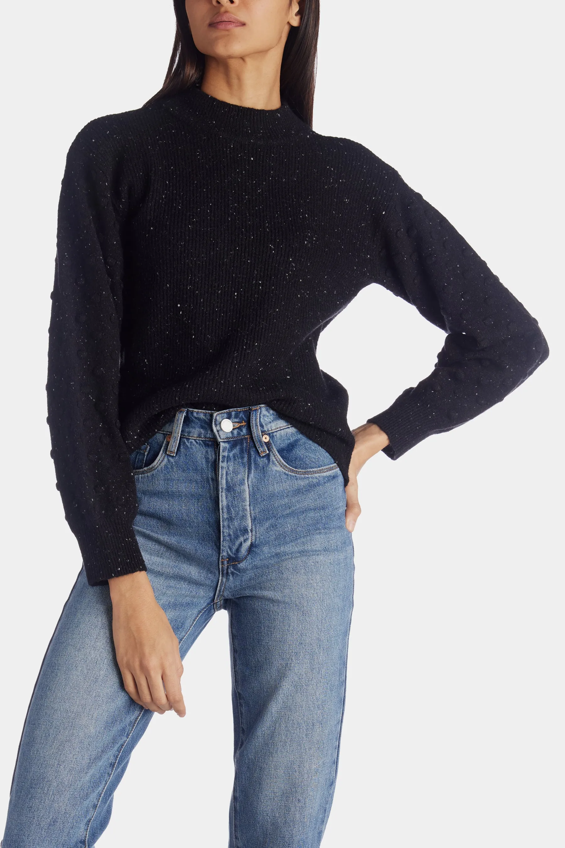 Bobble Sleeve Sweater sold by Lord & Taylor