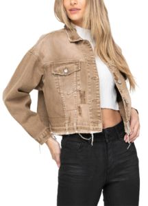 Oversized Crop Jacket sold by Lord & Taylor