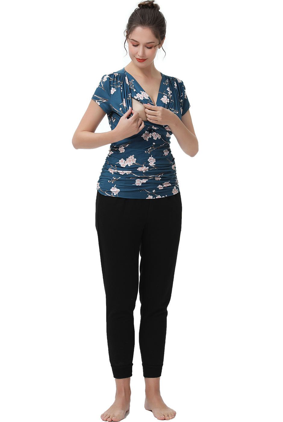 Josie Maternity/Nursing Lounge Top, Jogger Pants & Cardigan sold by Lord & Taylor product image thumbnail 2