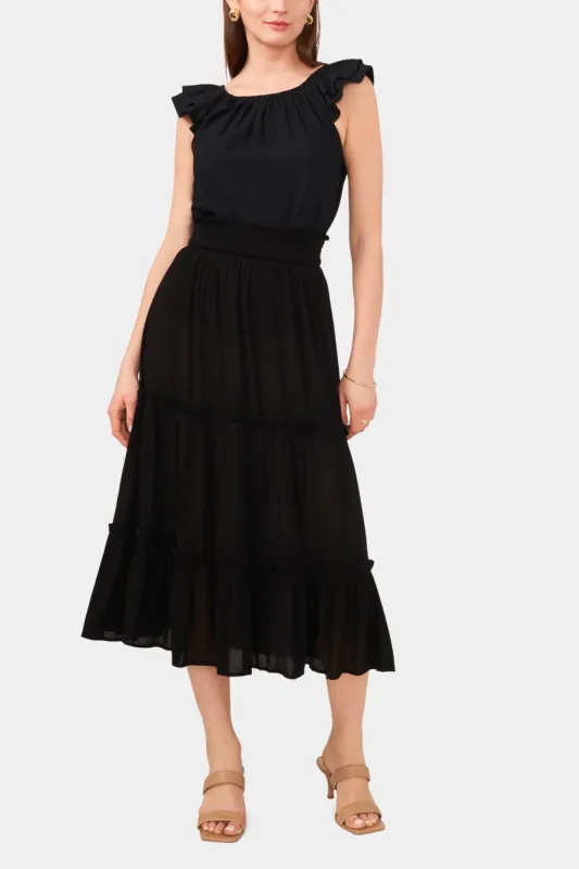 Tiered Pull-On Maxi Skirt sold by Lord & Taylor