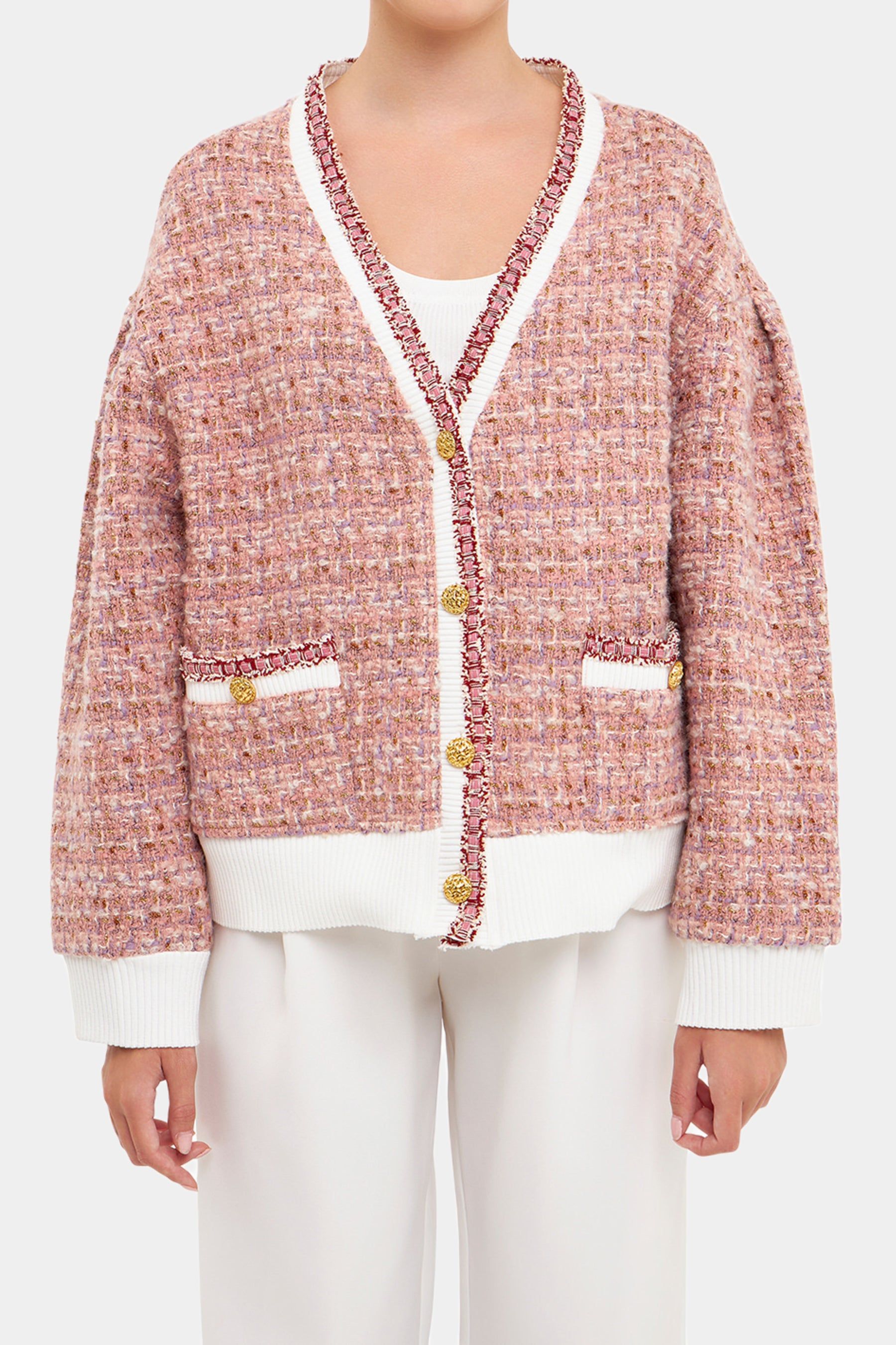Boucle Cardigan sold by Lord & Taylor product image thumbnail 2