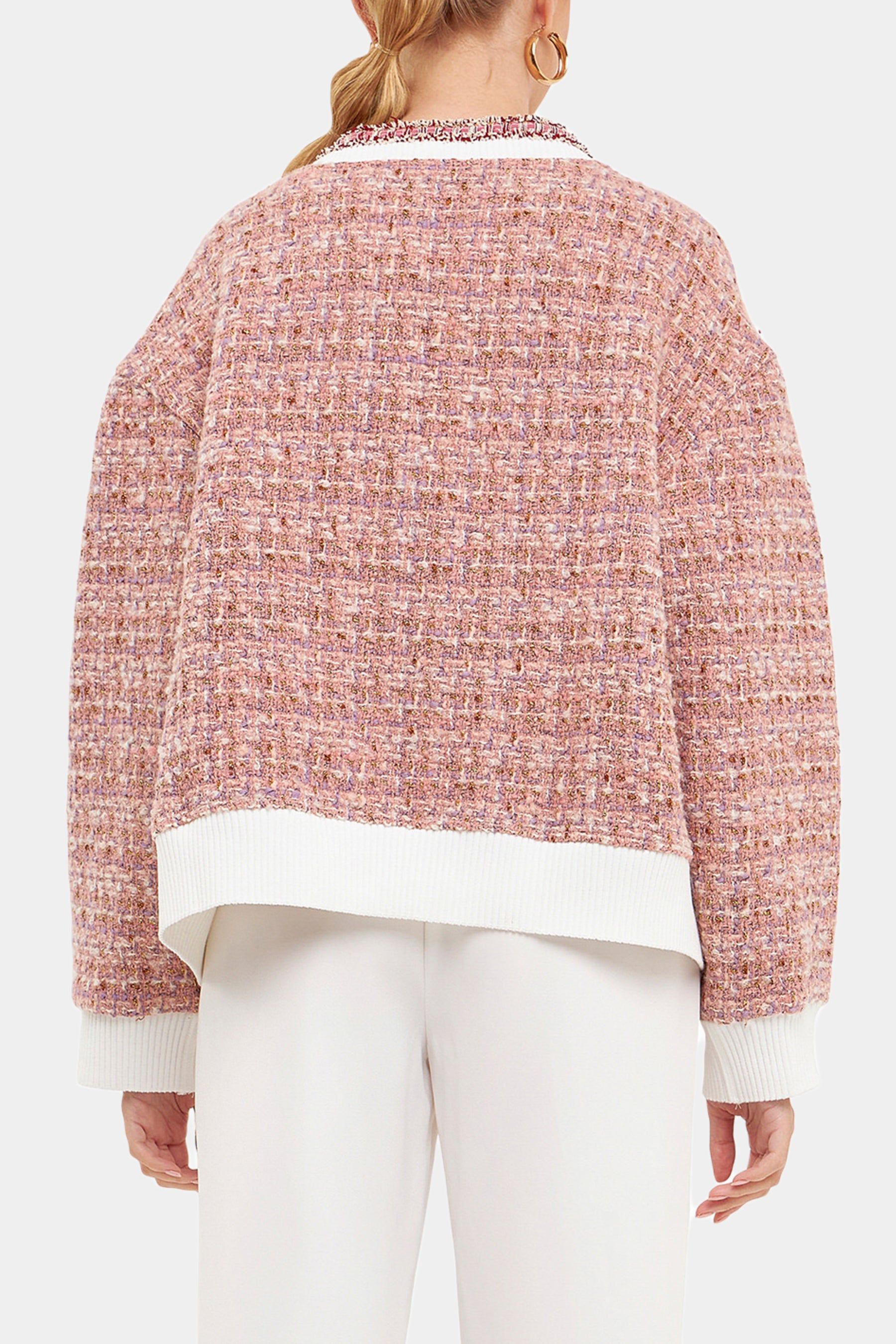 Boucle Cardigan sold by Lord & Taylor product image thumbnail 3