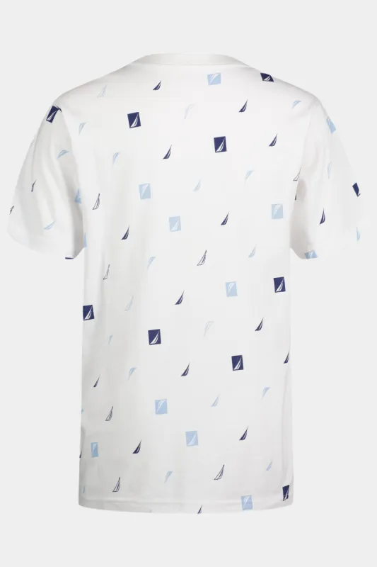 Boys Short Sleeve Outline Print T-Shirt made by Lord & Taylor