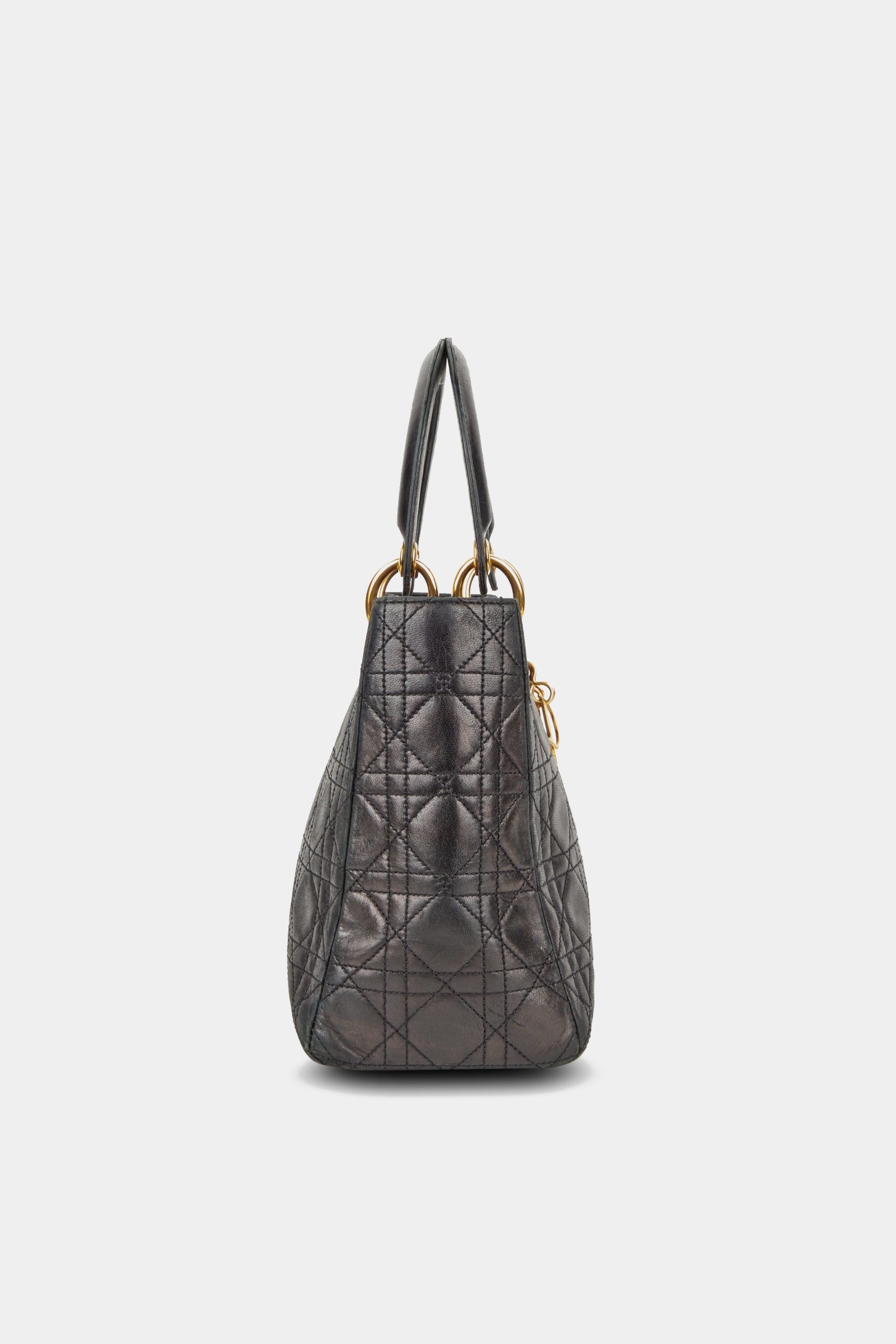 Lady Dior GHW Medium Cannage Handbag sold by Lord & Taylor product image thumbnail 5