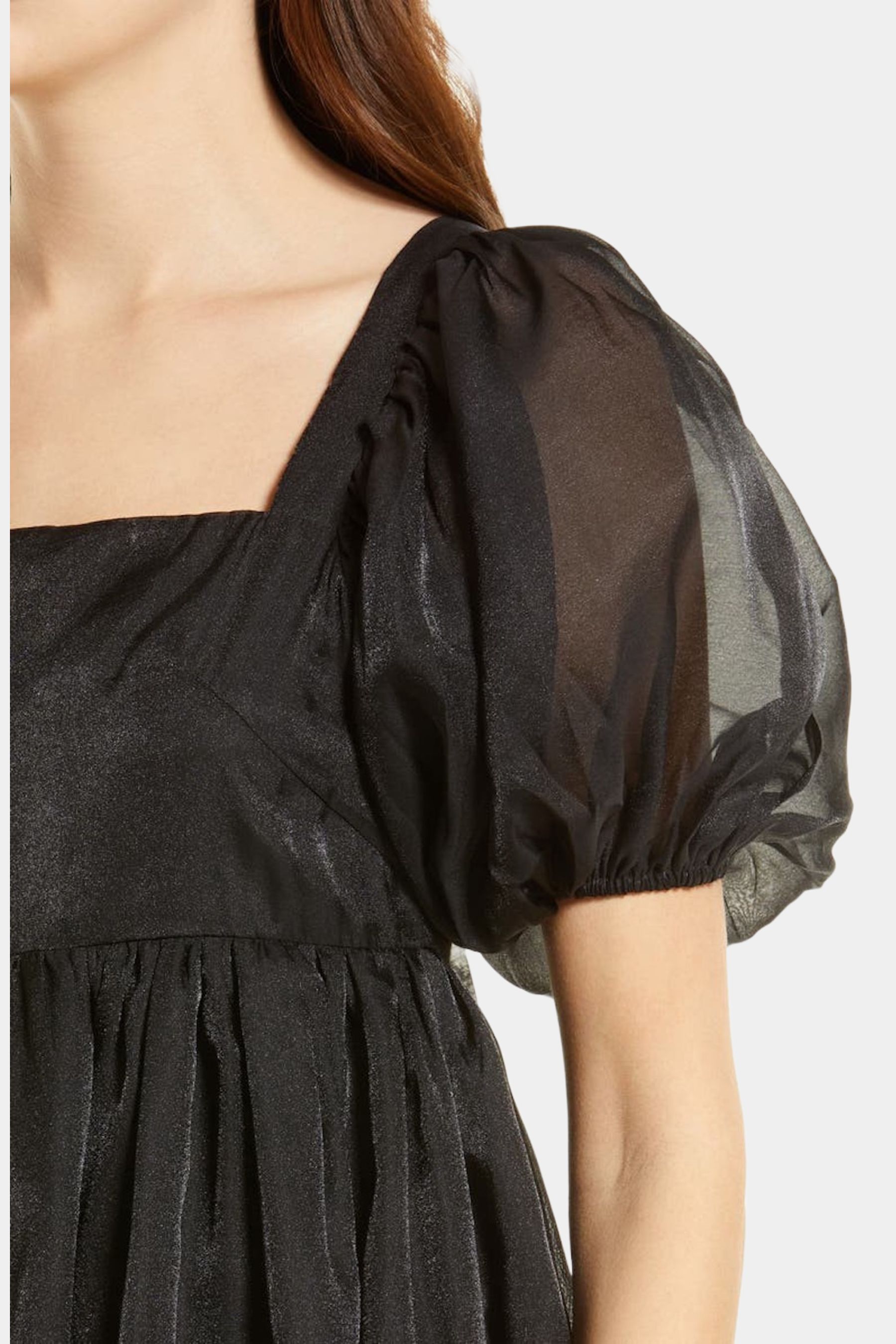 Paloma Puff Sleeve Baby Doll Mini Dress sold by Lord & Taylor product image thumbnail 5