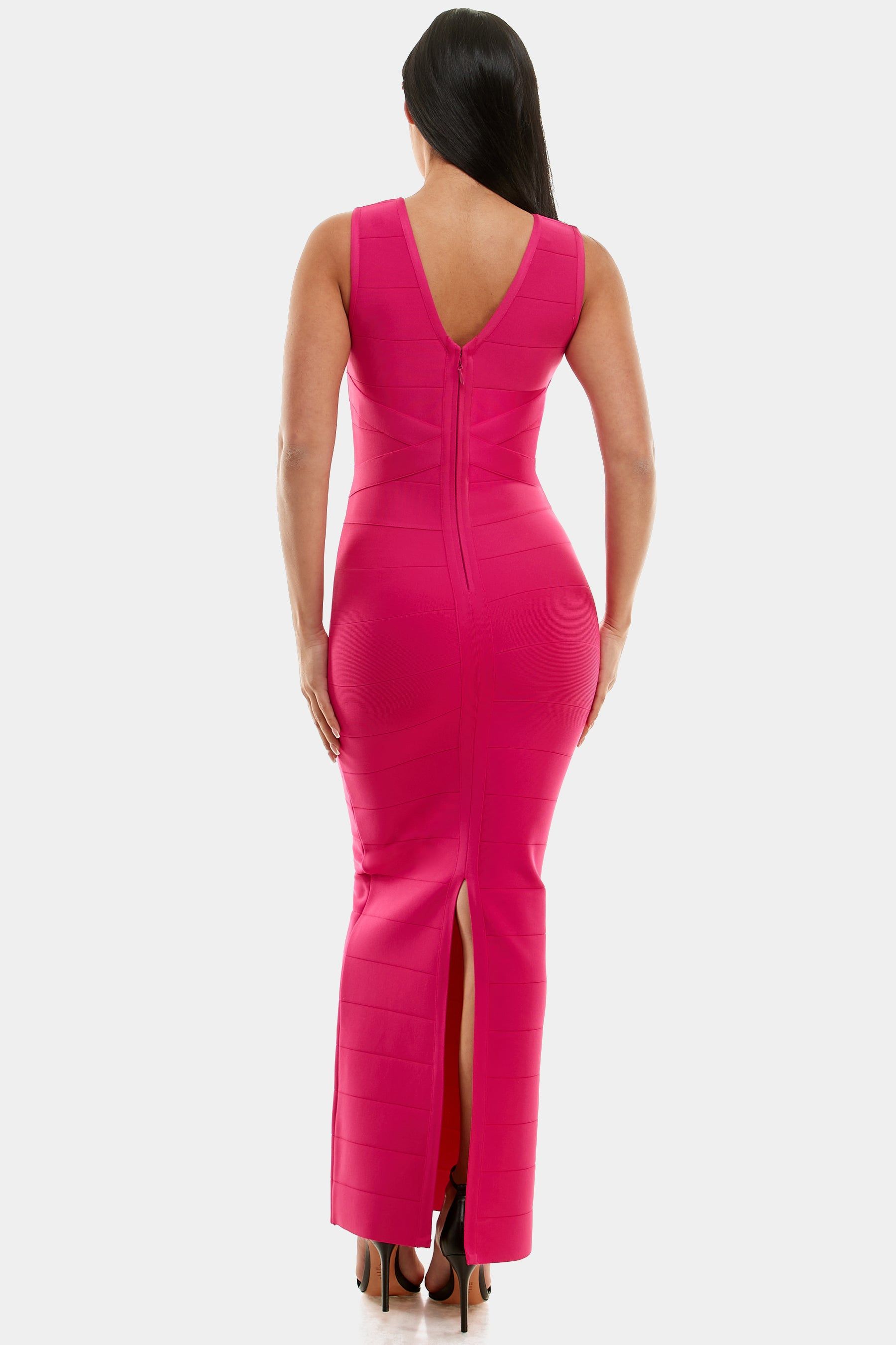 V-Neck Bandage Gown sold by Lord & Taylor product image thumbnail 3