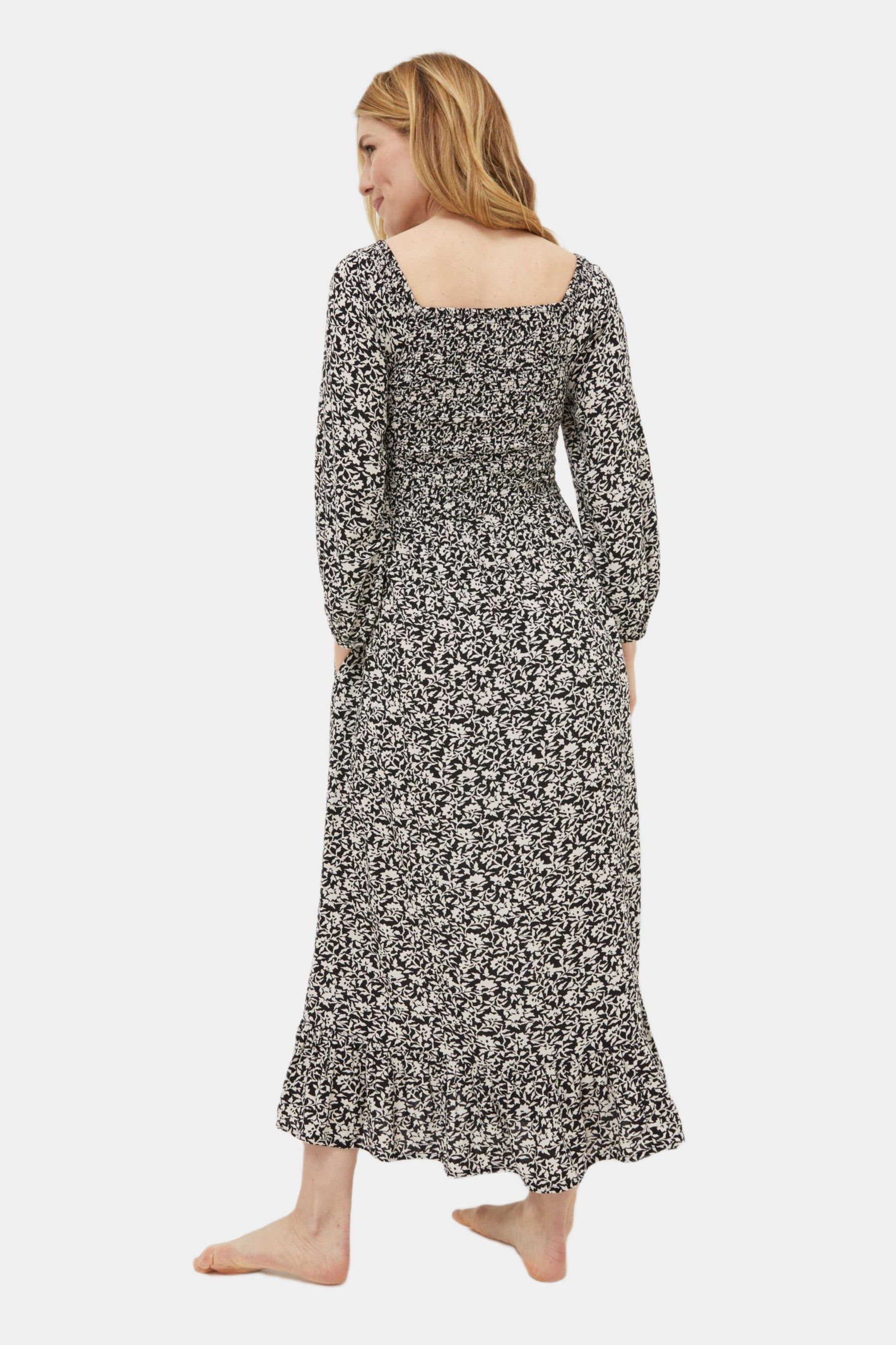 Adele Mono Vines Midi Dress sold by Lord & Taylor product image thumbnail 5