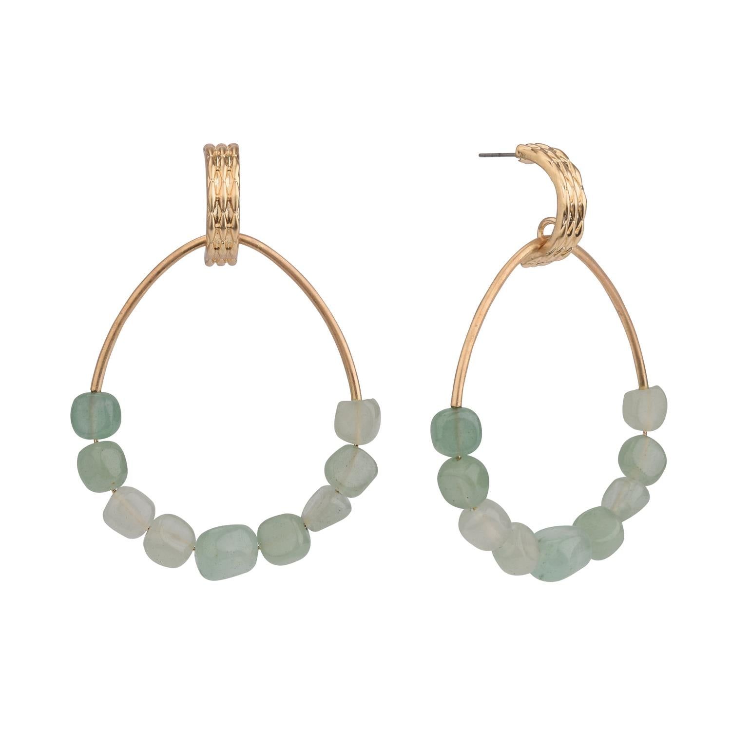 Beaded Oval Drop Earrings sold by Lord & Taylor