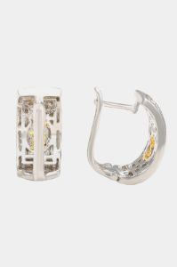 Sapphire & Diamond Accent Earrings sold by Lord & Taylor