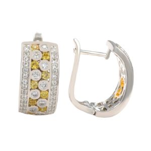Sapphire & Diamond Accent Earrings sold by Lord & Taylor