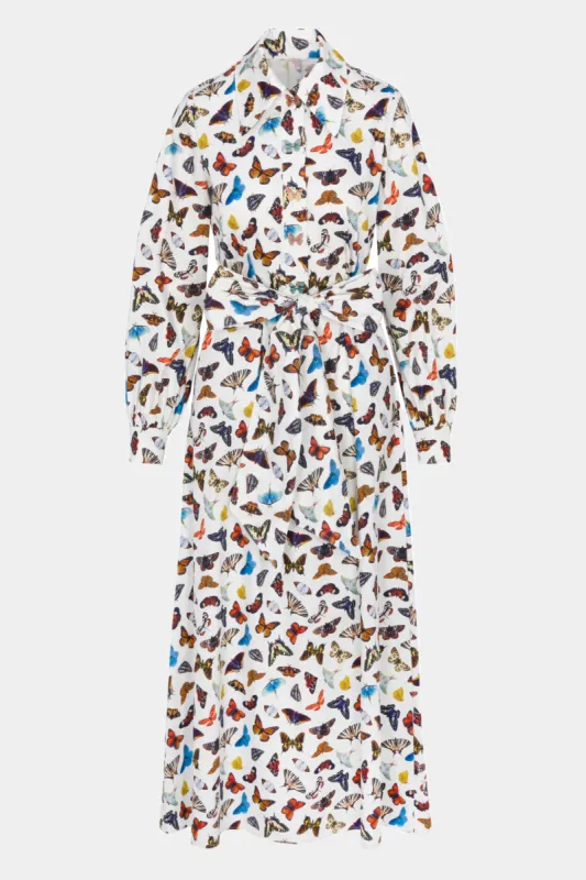 Butterfly Maxi Shirt Dress sold by Lord & Taylor