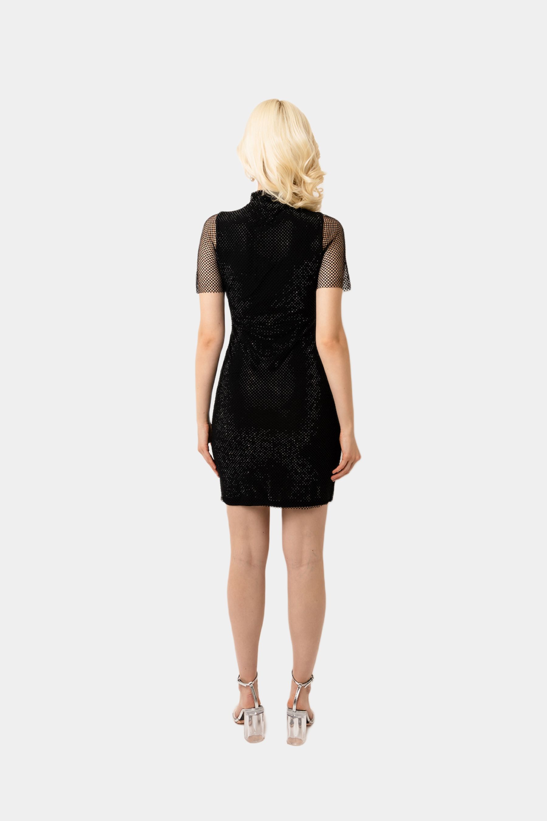 Malin Sequin High Neck Bodycon Mini Dress sold by Lord & Taylor product image thumbnail 4