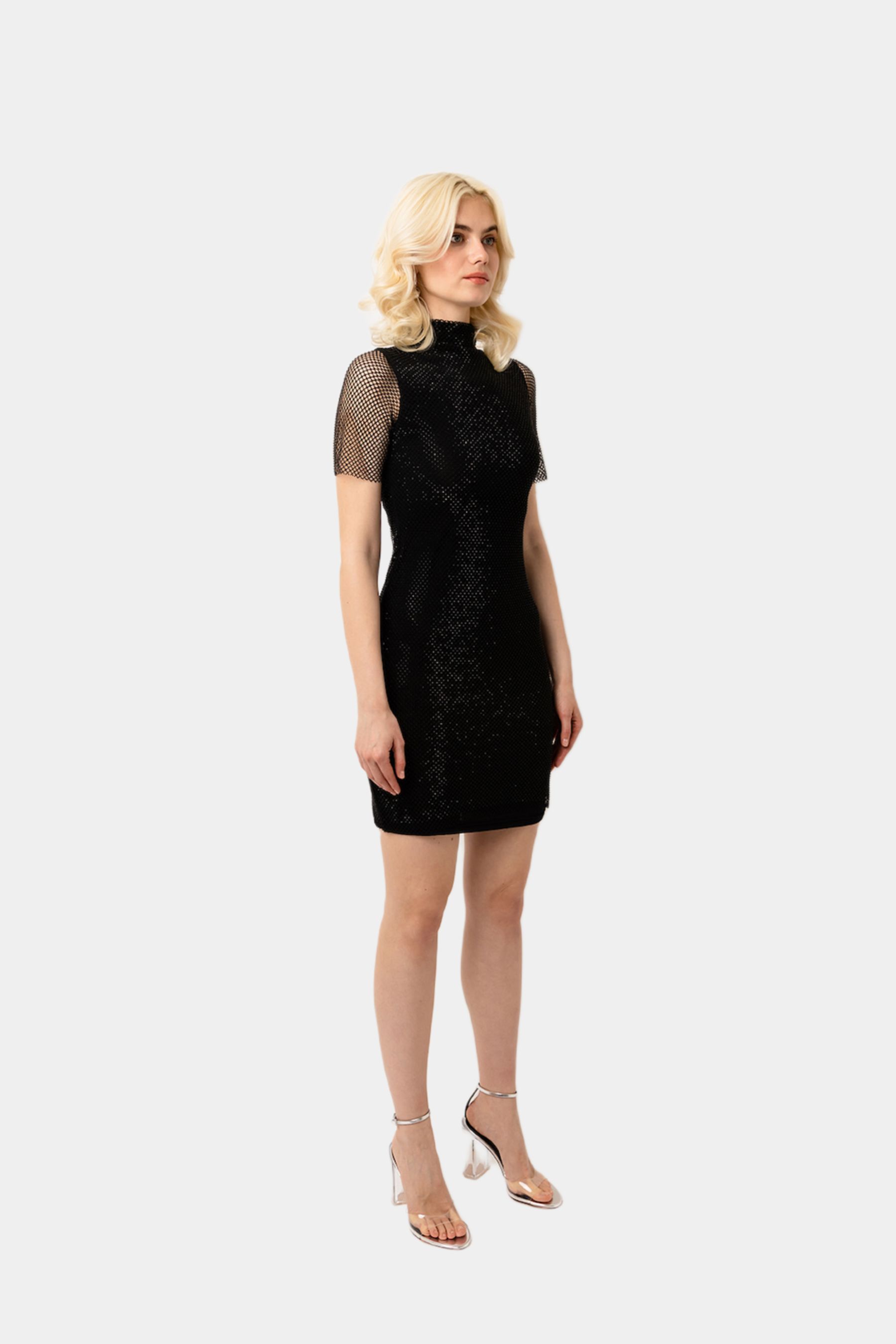 Malin Sequin High Neck Bodycon Mini Dress sold by Lord & Taylor product image thumbnail 2