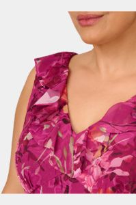 Ruffle Neckline Bias Dress sold by Lord & Taylor
