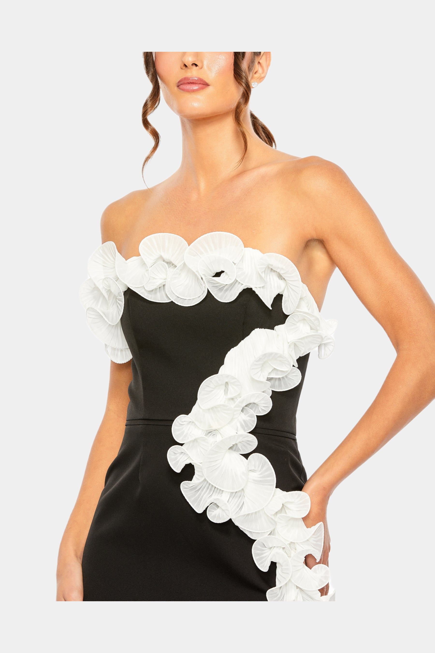 Strapless Ruffle Detail Mini Dress sold by Lord & Taylor product image thumbnail 7