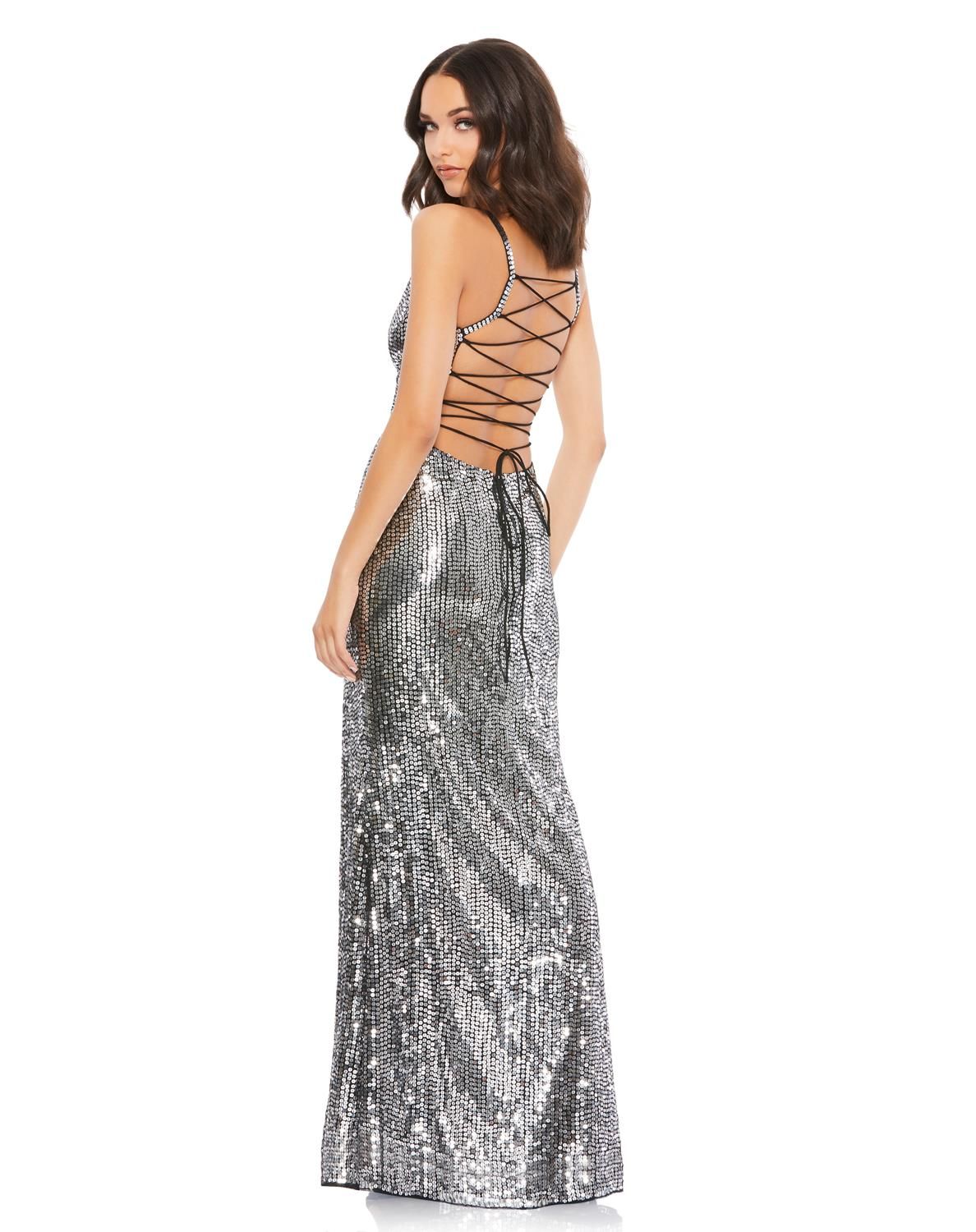 Metallic Gown sold by Lord & Taylor product image thumbnail 2