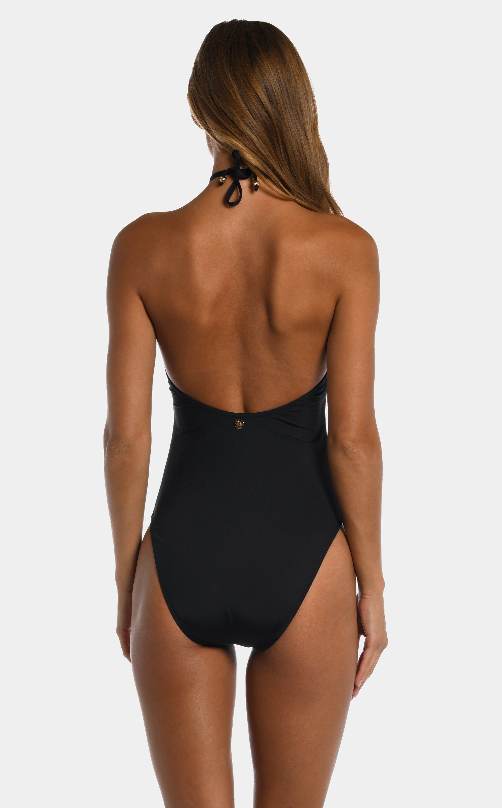 Solid High Neck One Piece sold by Lord & Taylor product image thumbnail 3