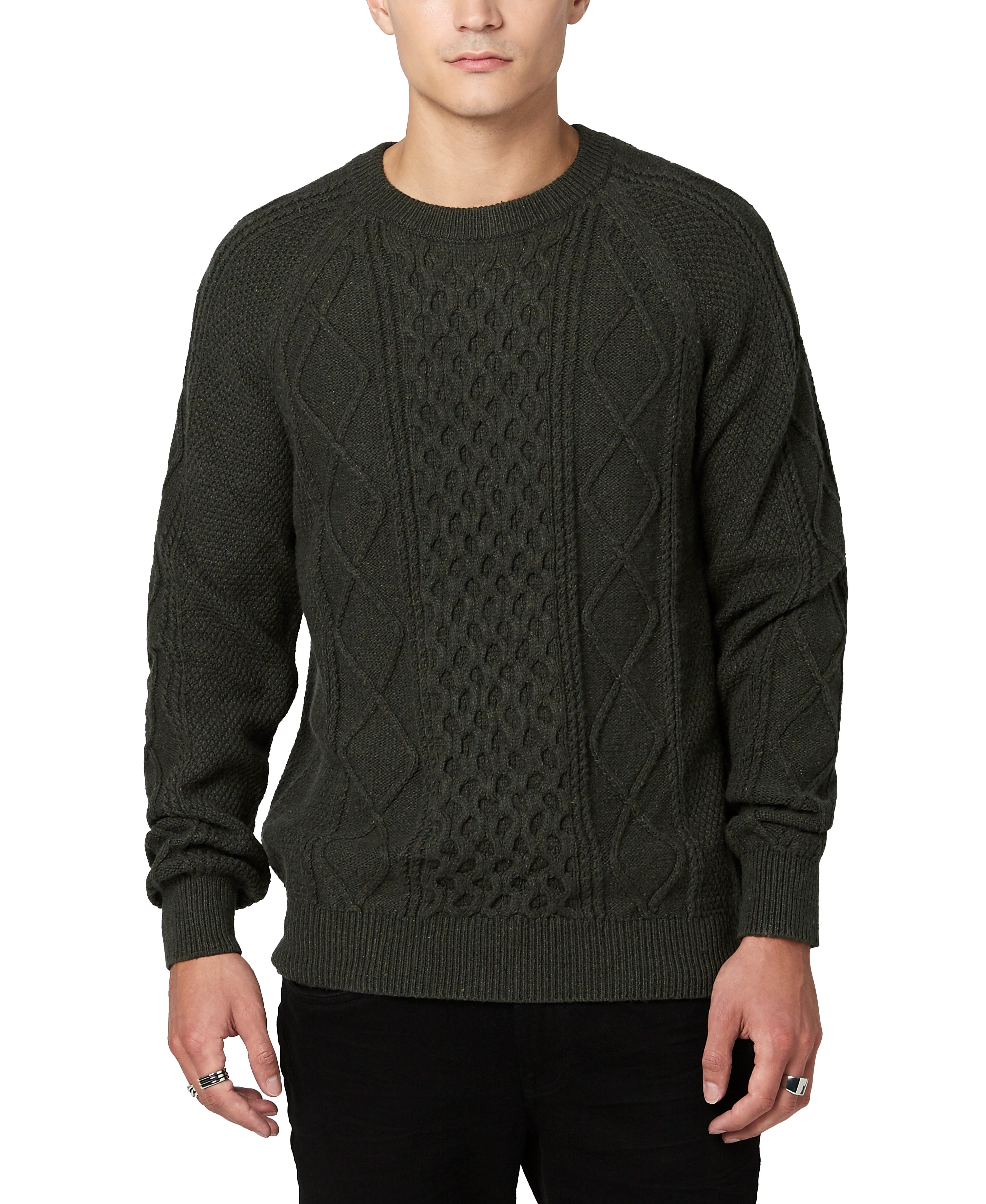Cable Knit Wiloss Fisherman's Sweater sold by Lord & Taylor product image thumbnail 4