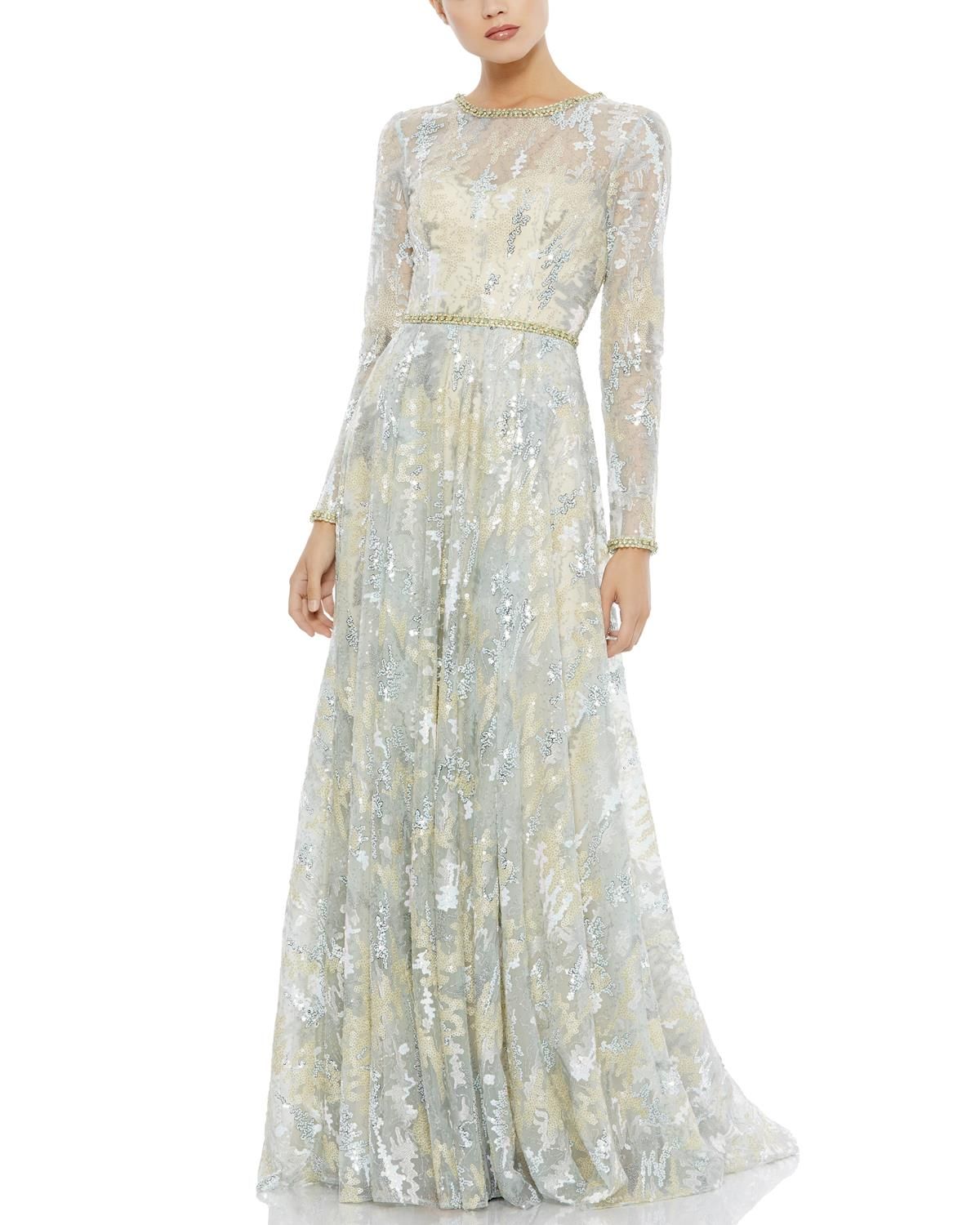 Long Sleeve Gown sold by Lord & Taylor product image thumbnail 5