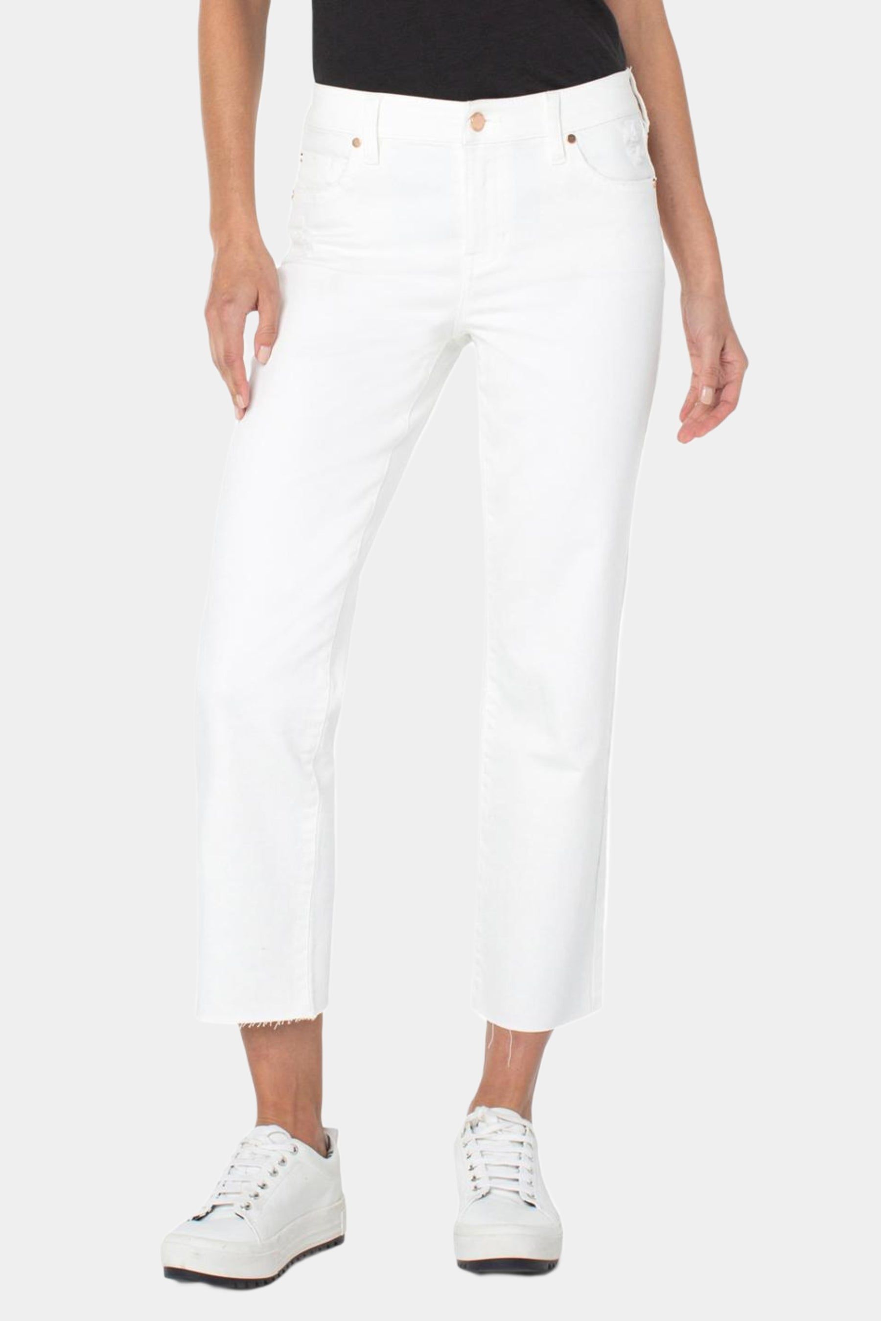 Crop Straight Denim sold by Lord & Taylor
