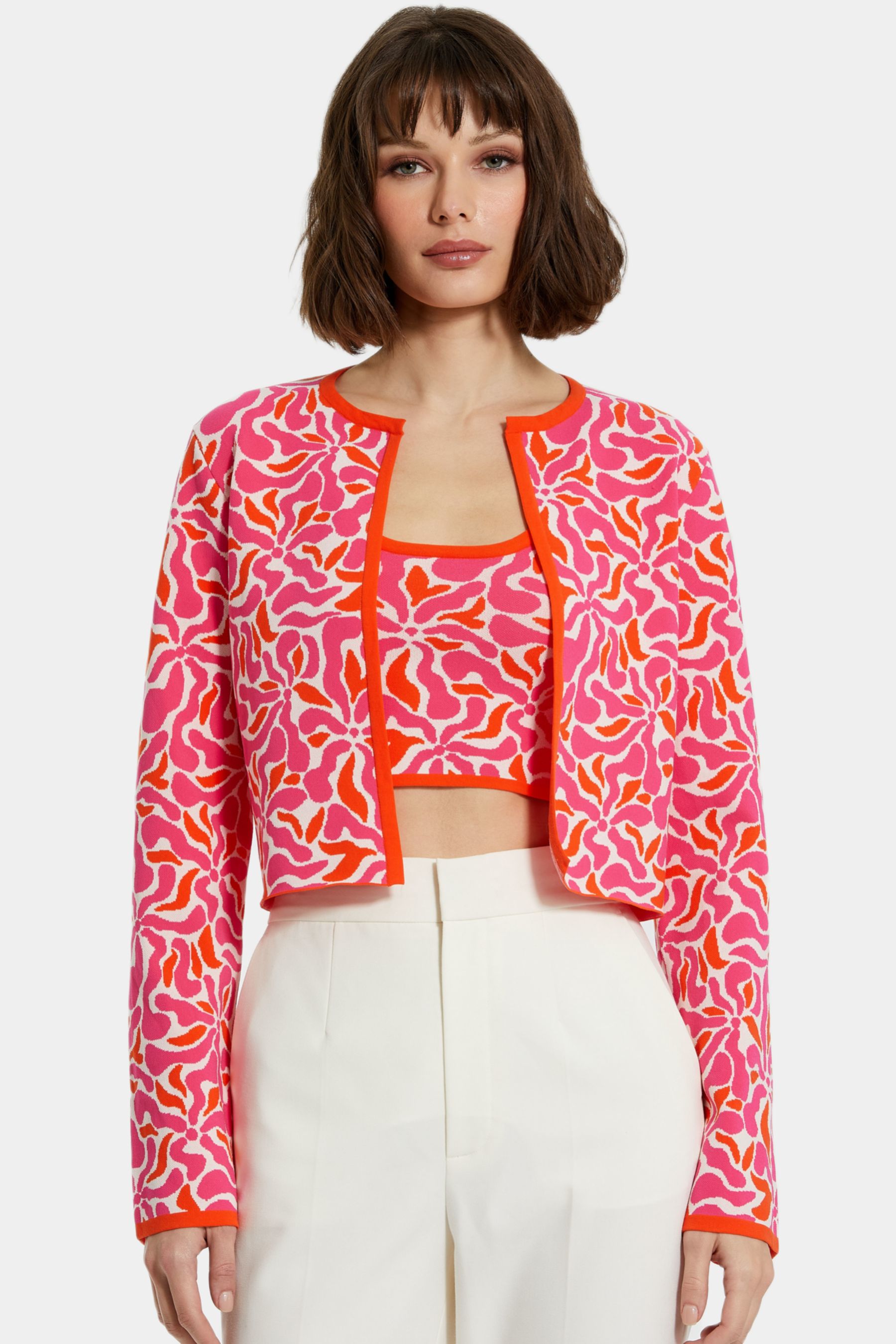 Long Sleeve Floral Knit Cardigan sold by Lord & Taylor