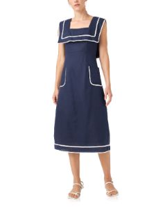 Square Neckline Midi Dress sold by Lord & Taylor