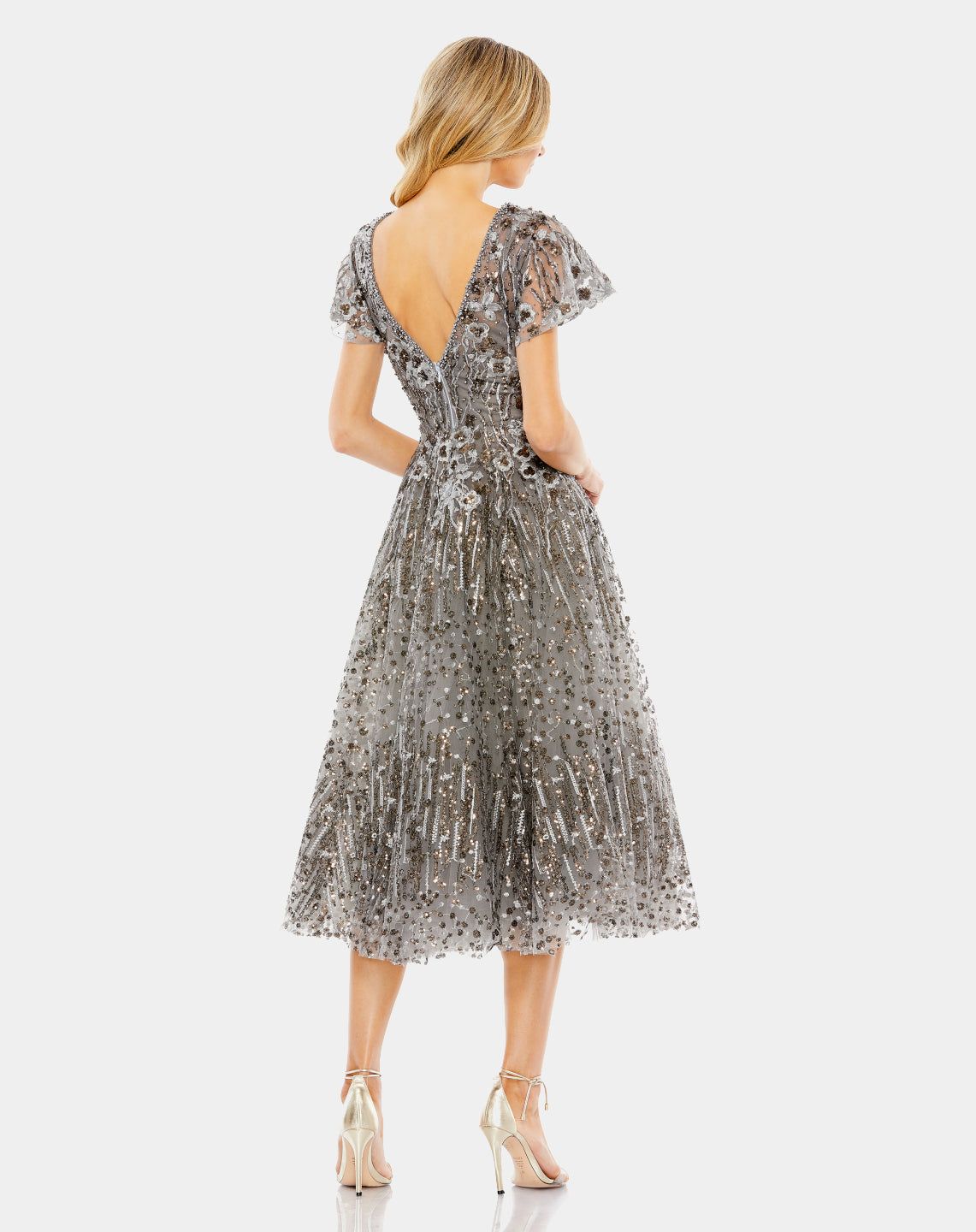 Embellished Butterfly Fit and Flare Dress sold by Lord & Taylor product image thumbnail 7