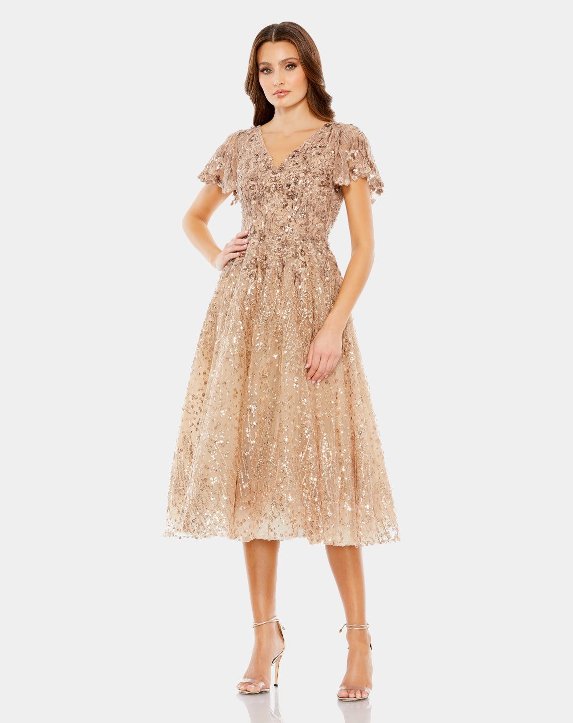 Embellished Butterfly Fit and Flare Dress sold by Lord & Taylor product image thumbnail 4