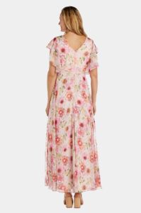 Halter Ruched Waist Veil Maxi Dress sold by Lord & Taylor