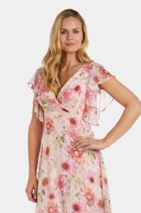 Halter Ruched Waist Veil Maxi Dress sold by Lord & Taylor