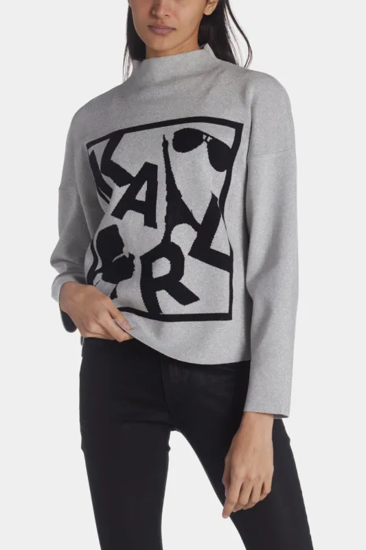 KLP Box Motif Sweater made by Karl Lagerfeld