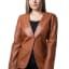 Faux Leather Long Sleeve Blazer sold by Lord & Taylor product image thumbnail 3