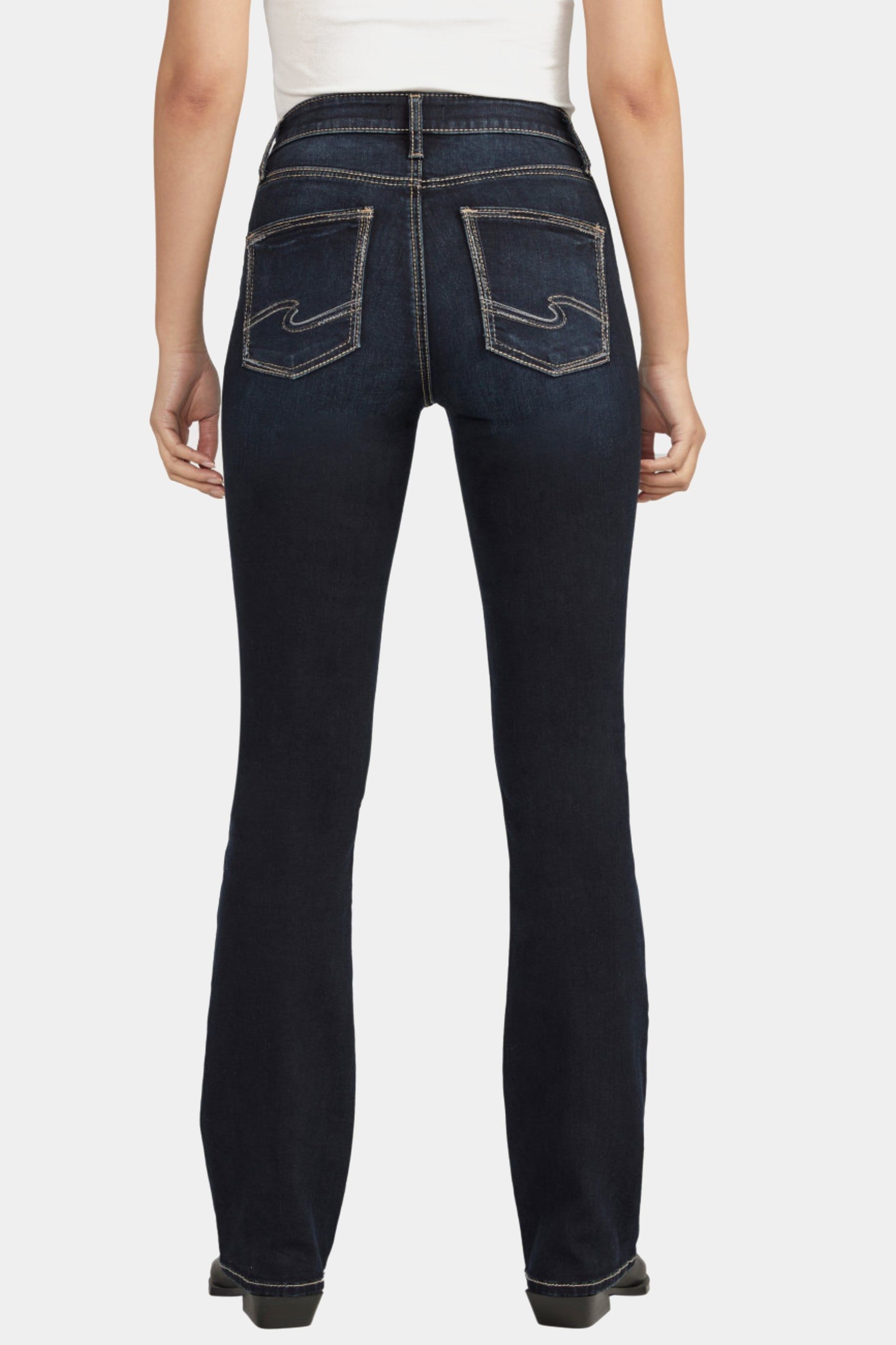 Avery High Rise Curvy Fit Slim Bootcut Jeans sold by Lord & Taylor product image thumbnail 4