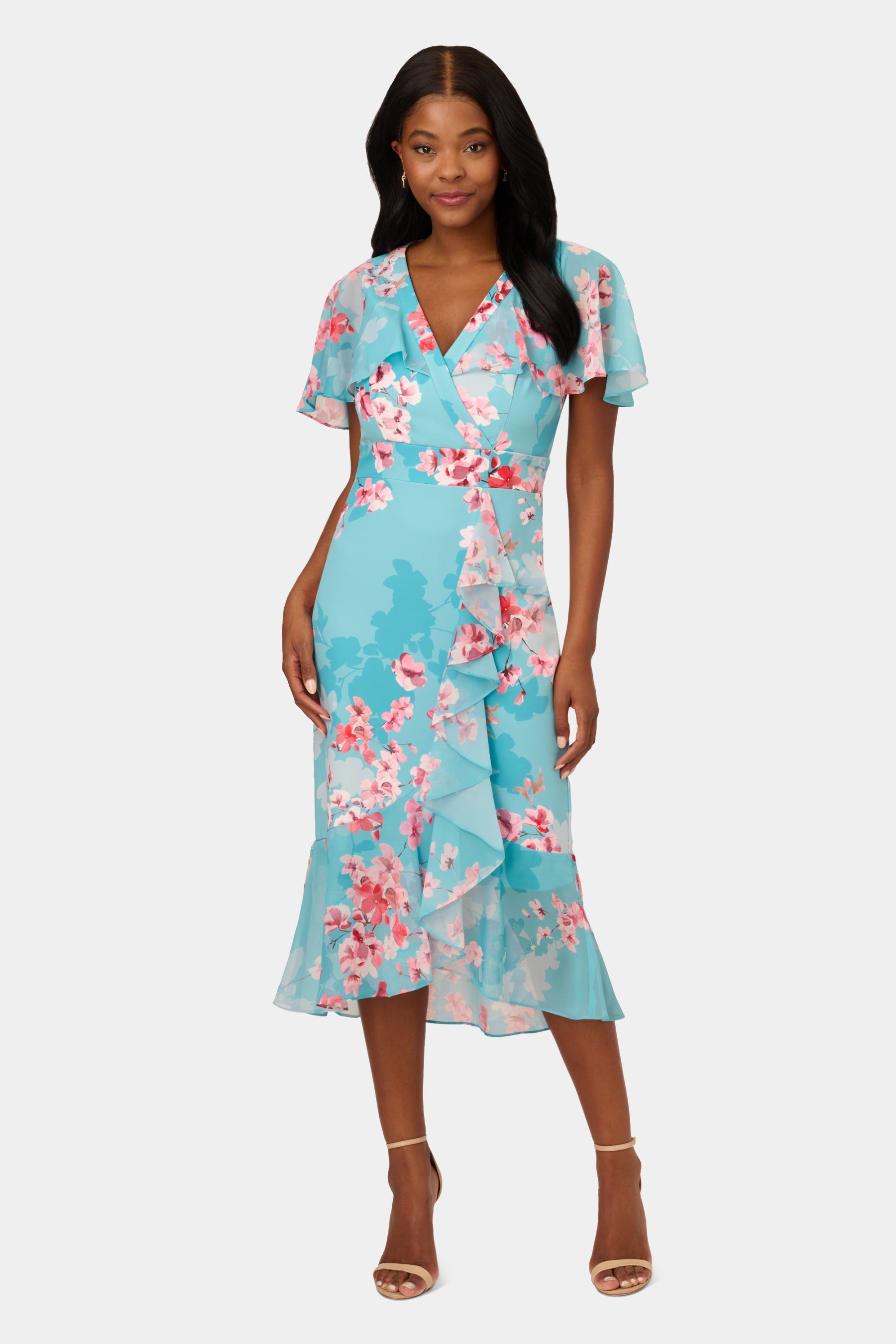 Floral Printed Midi Dress sold by Lord & Taylor