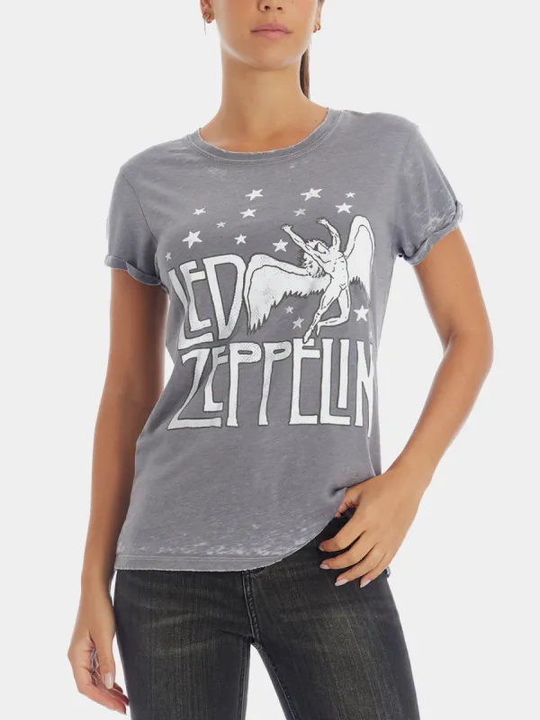 Led Zeppelin Acid Wash Band T-Shirt sold by Lord & Taylor
