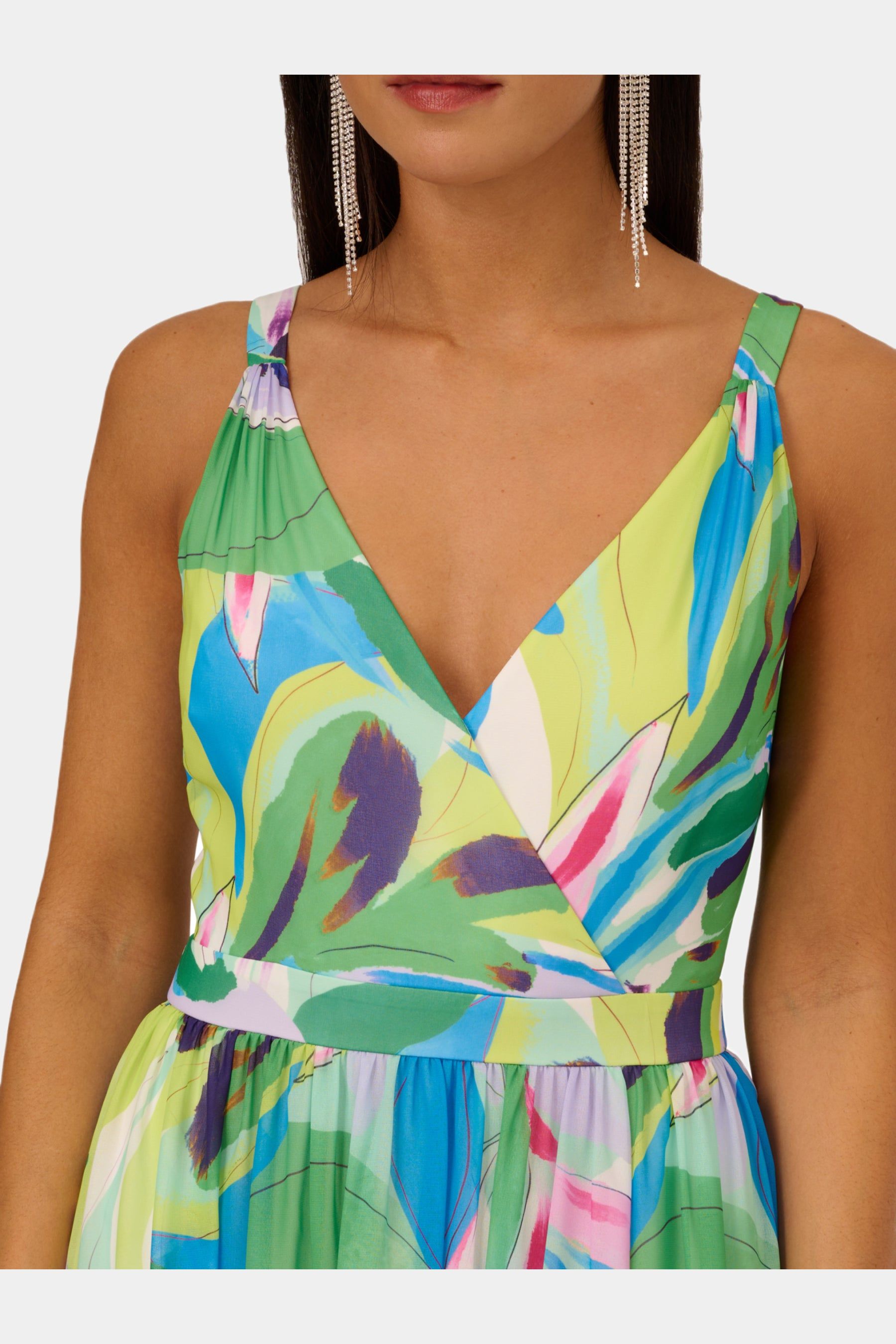 Printed Chiffon Maxi Dress sold by Lord & Taylor product image thumbnail 4