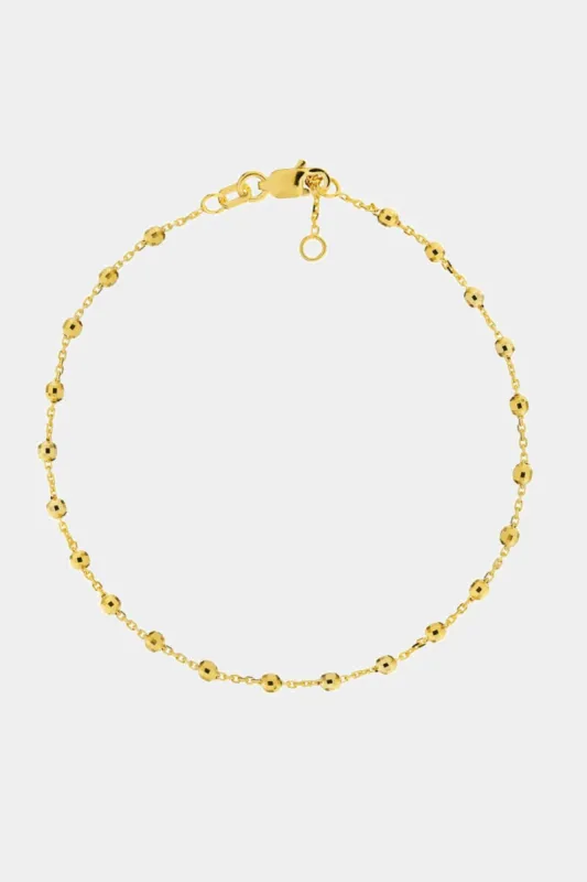 Diamond Cut Bead Bracelet sold by Lord & Taylor