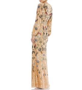 Long Sleeve Sheath Gown sold by Lord & Taylor