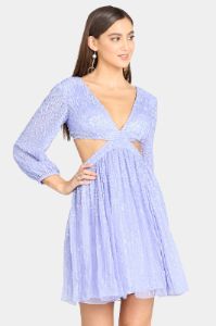 Long Sleeve Cut Out Dress sold by Lord & Taylor