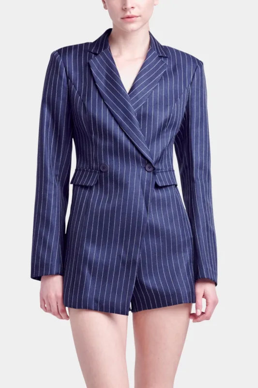 Pinstripe Blazer Romper sold by Lord & Taylor