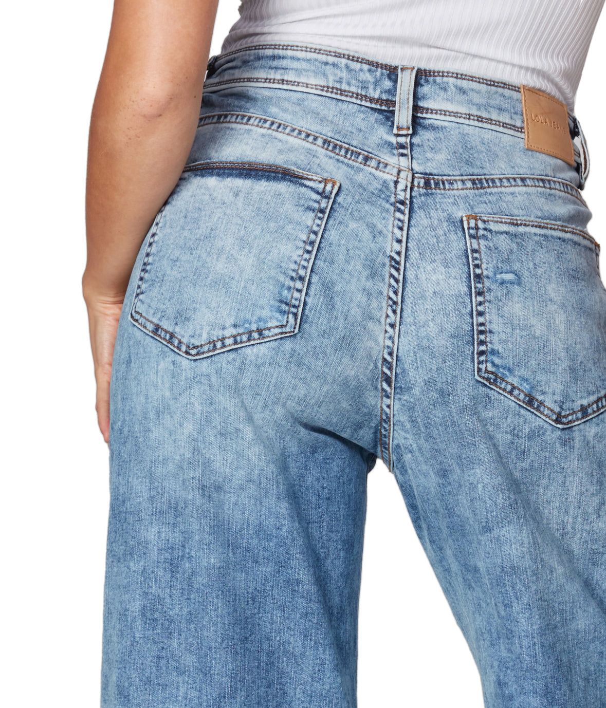 Milan Ultra High Rise Wide Leg Jeans sold by Lord & Taylor product image thumbnail 13