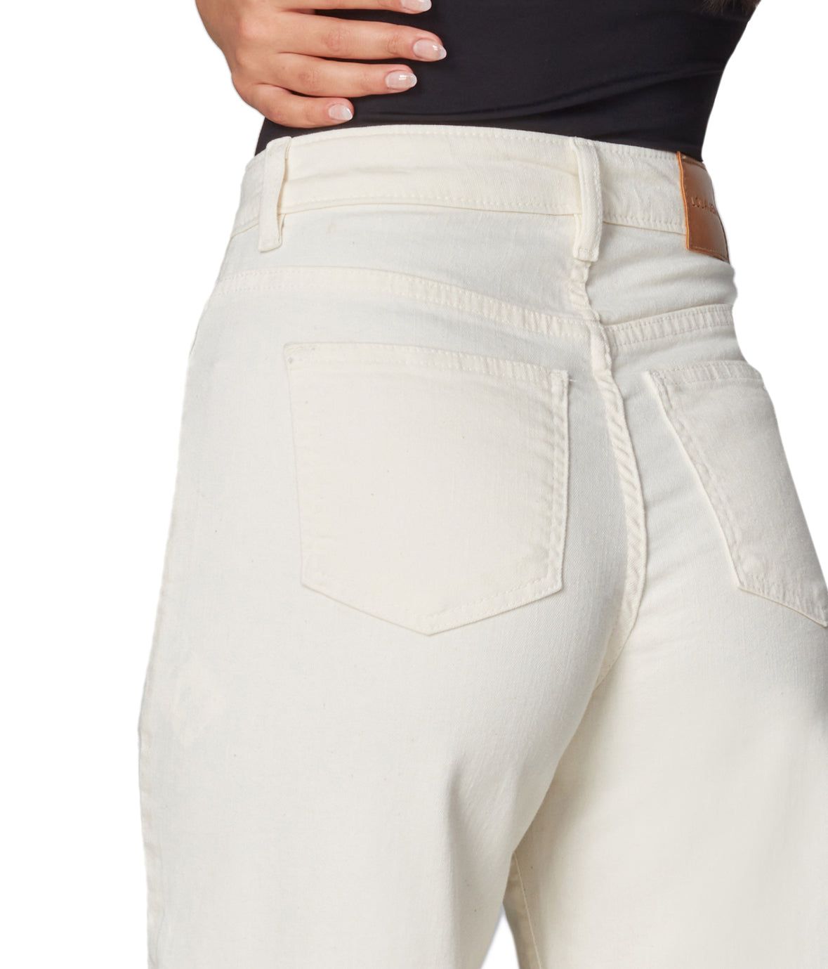 Milan Ultra High Rise Wide Leg Jeans sold by Lord & Taylor product image thumbnail 8