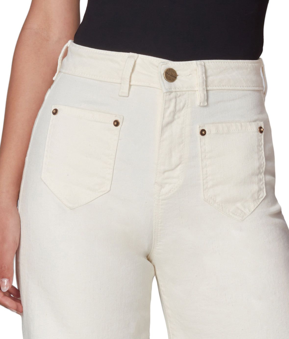 Milan Ultra High Rise Wide Leg Jeans sold by Lord & Taylor product image thumbnail 9