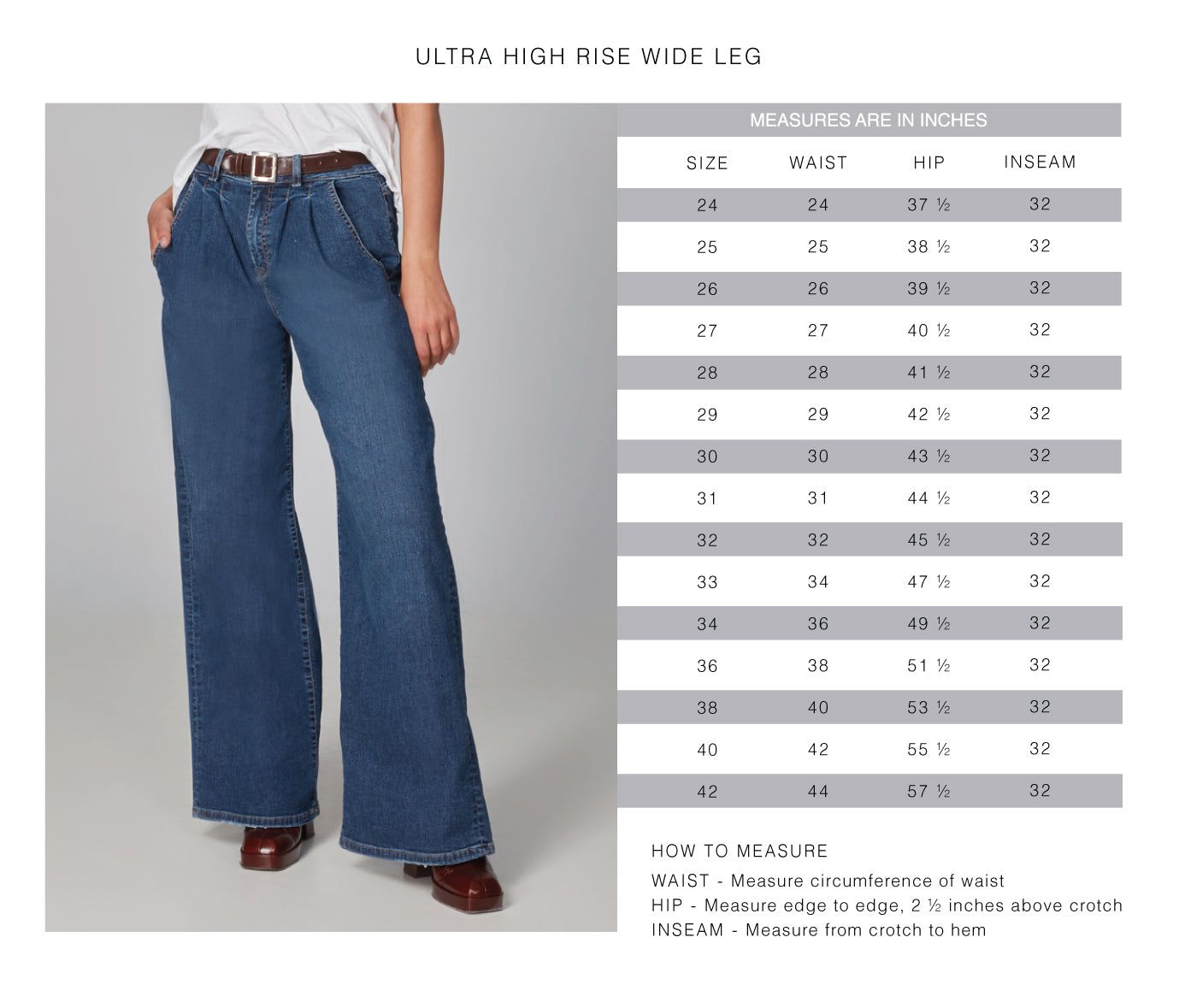 Milan Ultra High Rise Wide Leg Jeans sold by Lord & Taylor product image thumbnail 3