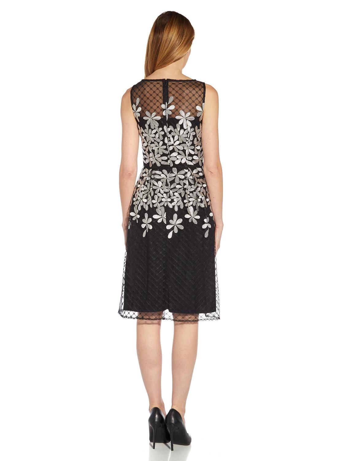 Embroidered Fit & Flare Cocktail Dress sold by Lord & Taylor product image thumbnail 2
