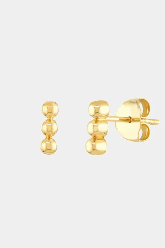 Triple Bead Stud Earrings sold by Lord & Taylor