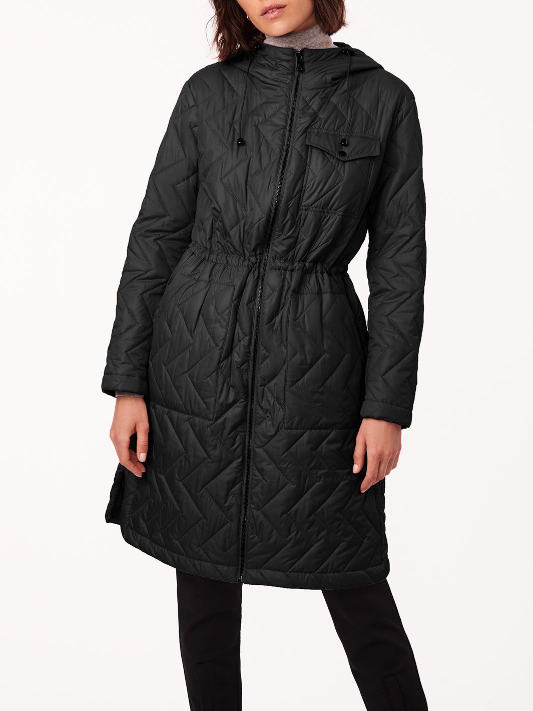 Chevron Quilted Anorak sold by Lord & Taylor product image thumbnail 32