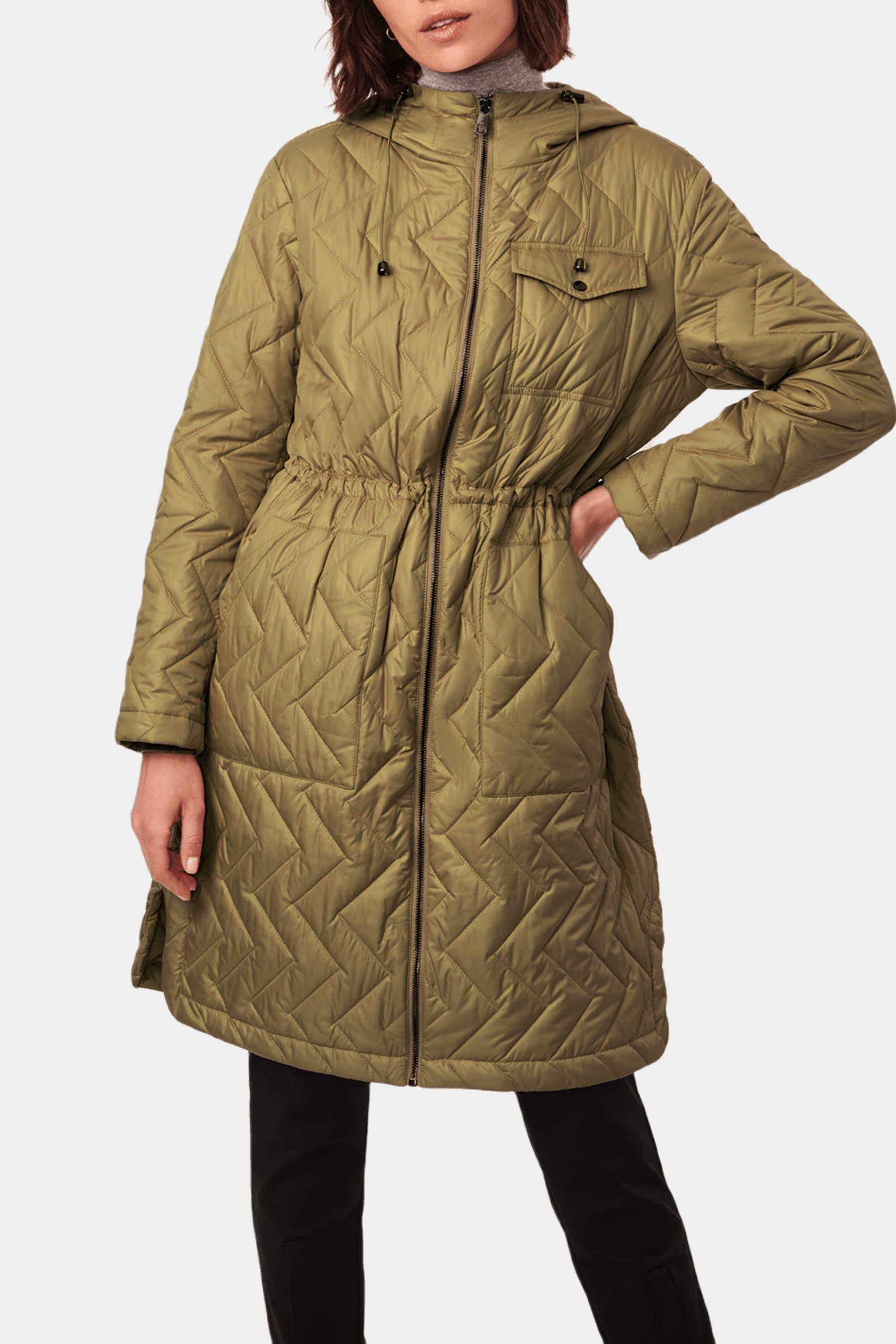 Chevron Quilted Anorak sold by Lord & Taylor product image thumbnail 17