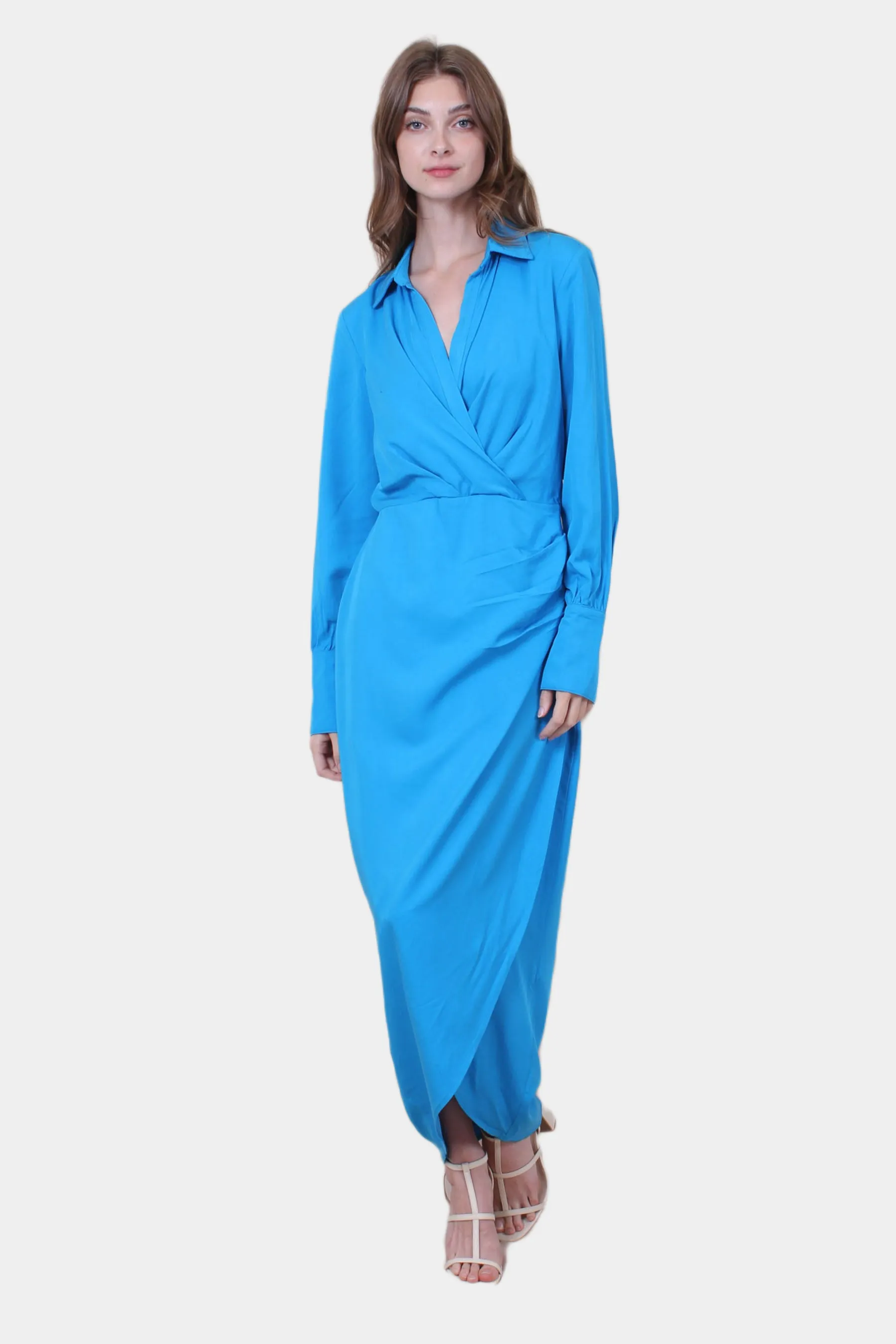 Wrap Maxi Longsleeve Dress sold by Lord & Taylor