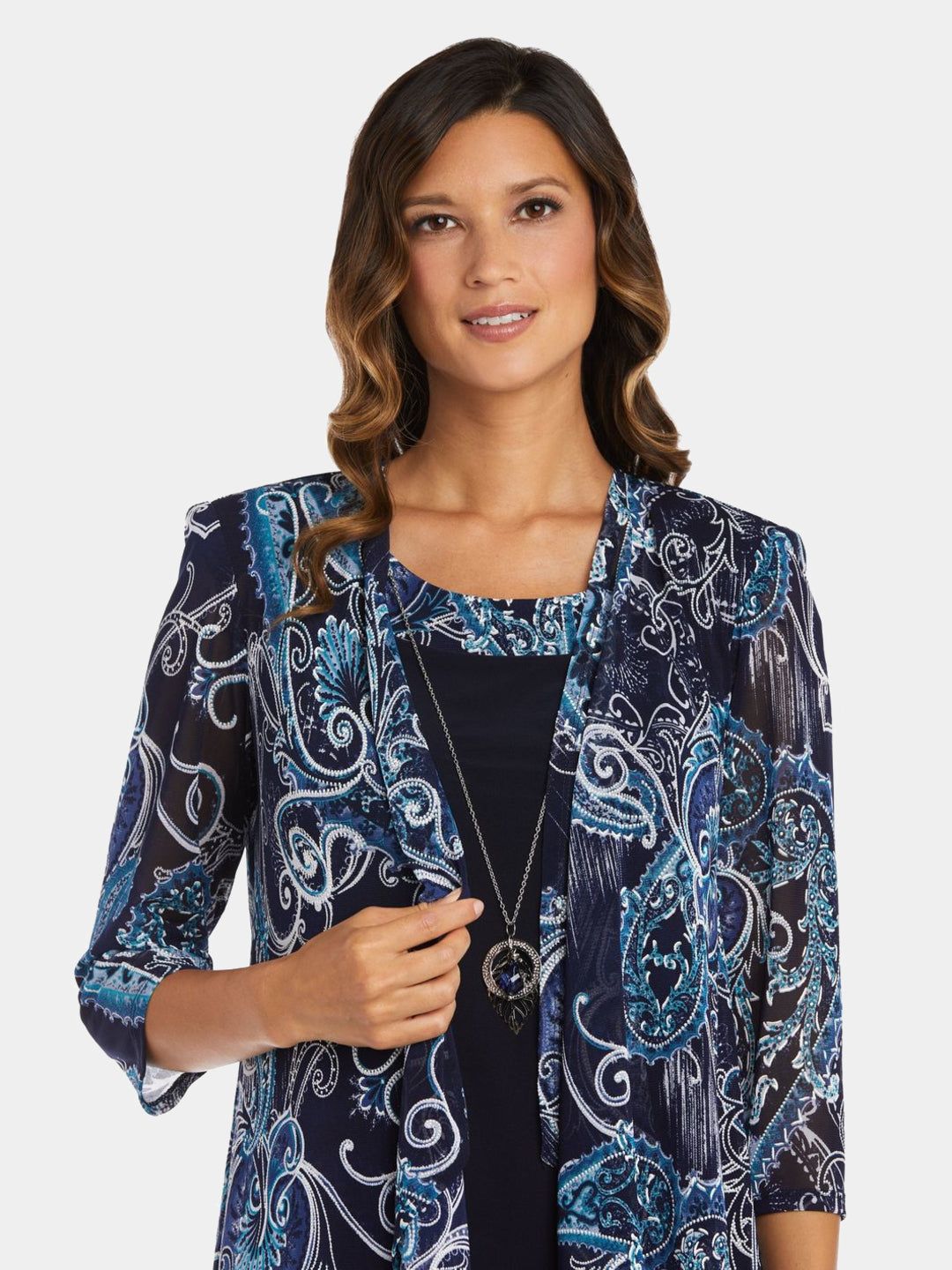Two-Piece Printed Jacket and Dress Set sold by Lord & Taylor product image thumbnail 5